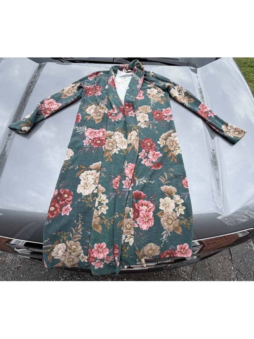 haptics By Holly Harper Women’s Floral Pattern Cardigan
